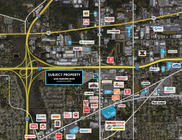 More Photos Of 6526 Ramona Blvd, Jacksonville Land For Lease