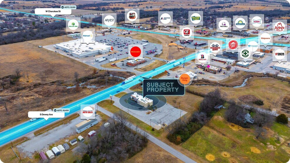 More Photos Of 501 S Dewey Ave, Wagoner Fast Food For Sale