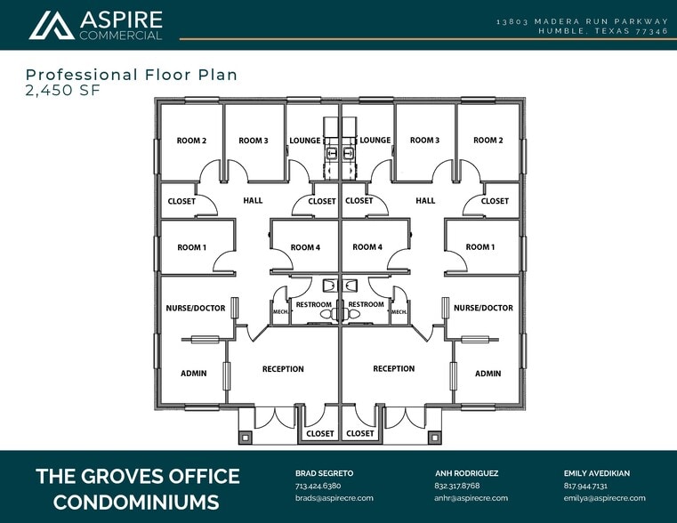 More Photos Of 13803 Madera Run, Humble Office For Sale