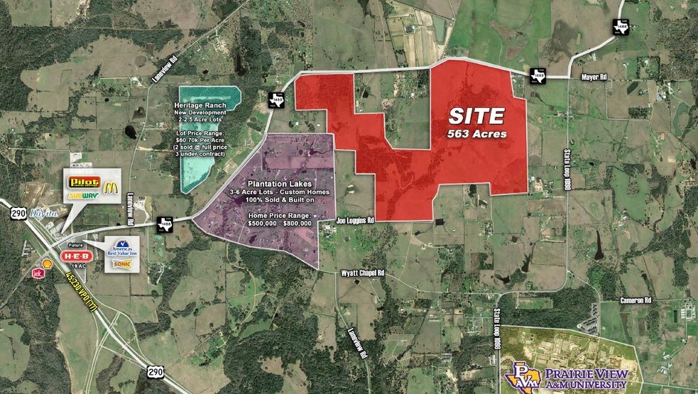 More Photos Of FM 1488, Hempstead Land For Sale