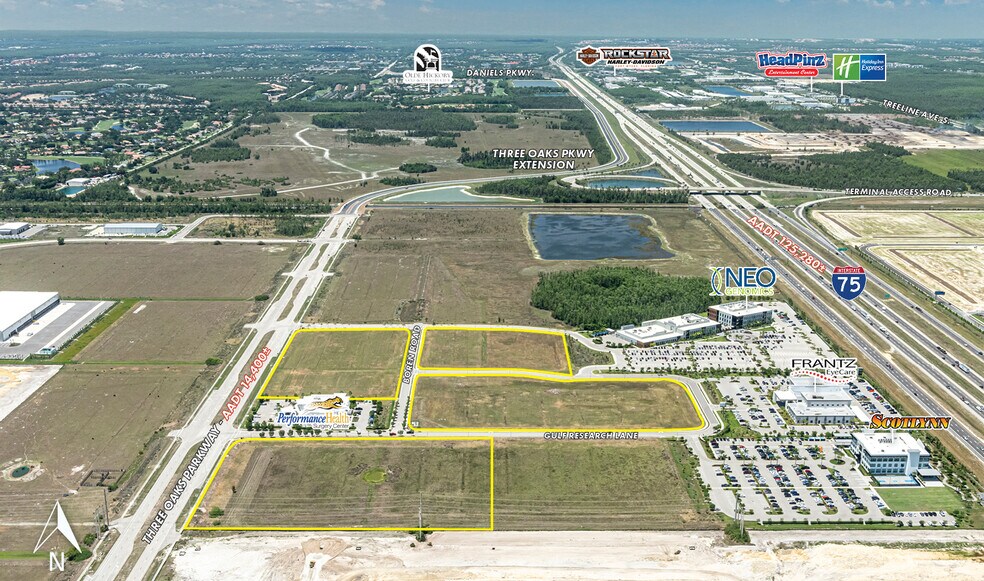 More Photos Of Three Oaks Parkway & Gulf Research Lane, Fort Myers Land For Sale