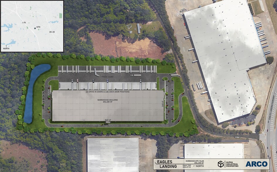 More Photos Of 625 Old Hudson Bridge Rd, Stockbridge Distribution For Lease