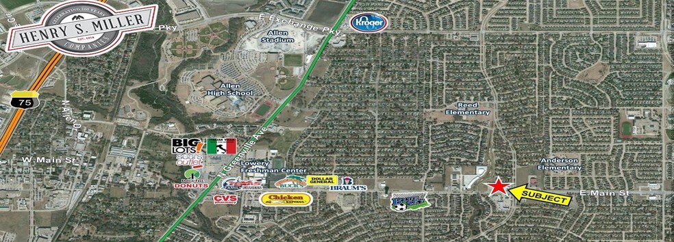 More Photos Of 1201 E Main St, Allen Storefront For Lease