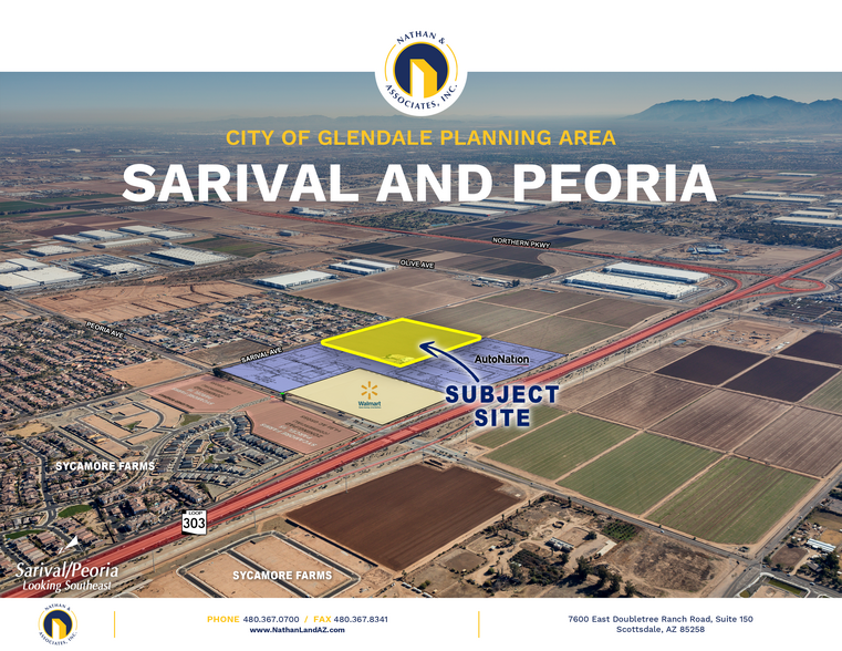 Primary Photo Of Sarival Ave @ Peoria, Glendale Land For Sale
