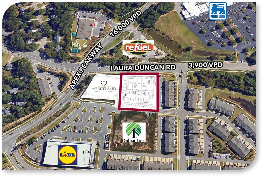 More Photos Of 610 Chessie Station, Apex General Retail For Lease