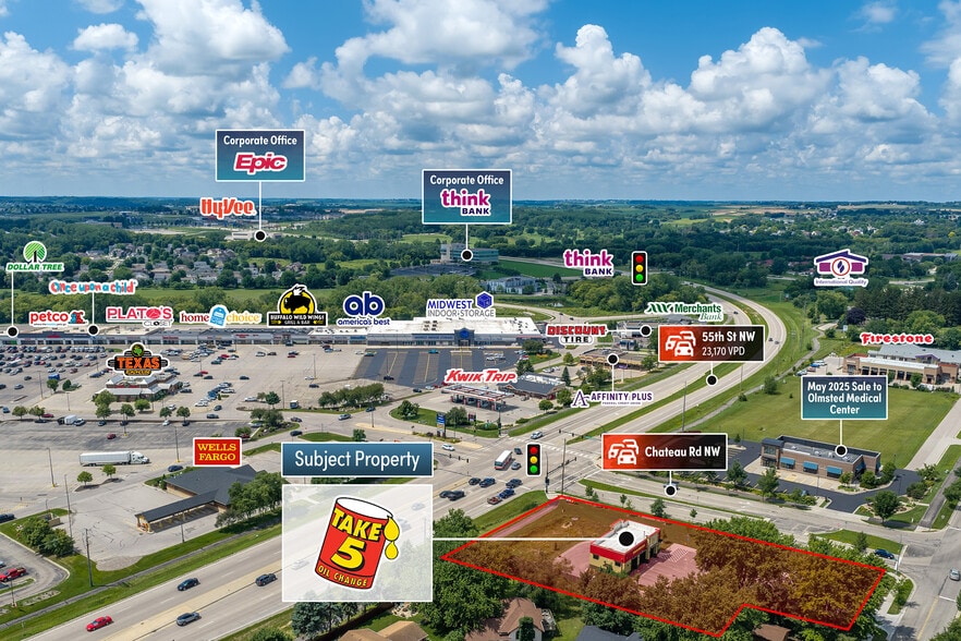 More Photos Of 55th Street NW & Chateau Road, Rochester Auto Repair For Sale