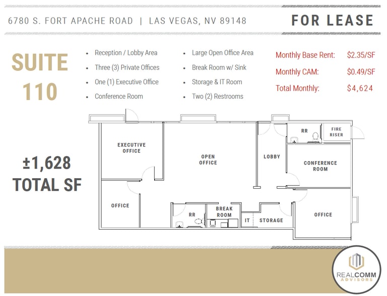 More Photos Of 6780 Fort Apache Rd, Las Vegas Medical For Lease