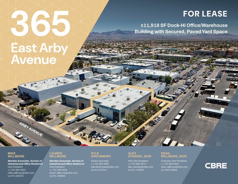 Primary Photo Of 365 E Arby Ave, Las Vegas Warehouse For Lease