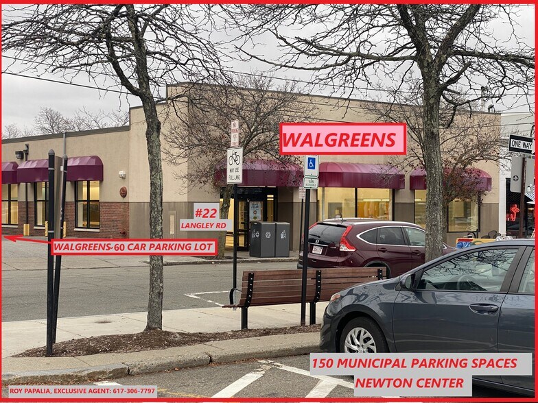 More Photos Of 22 Langley Rd, Newton Centre Freestanding For Lease