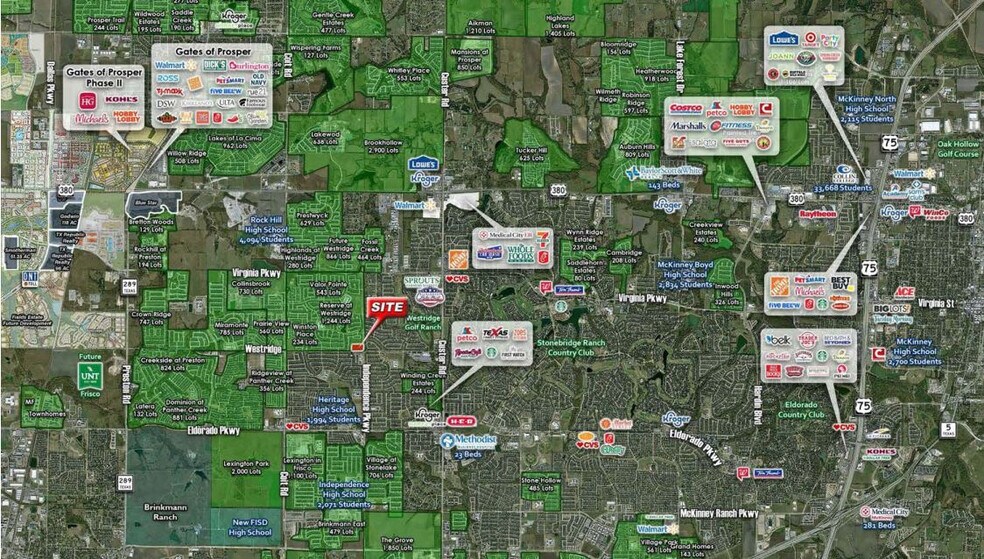 More Photos Of Independence & Westridge Pky, McKinney General Retail For Lease