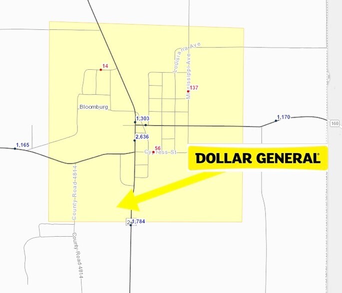 More Photos Of 700 S Arkansas Ave, Bloomburg Freestanding For Sale