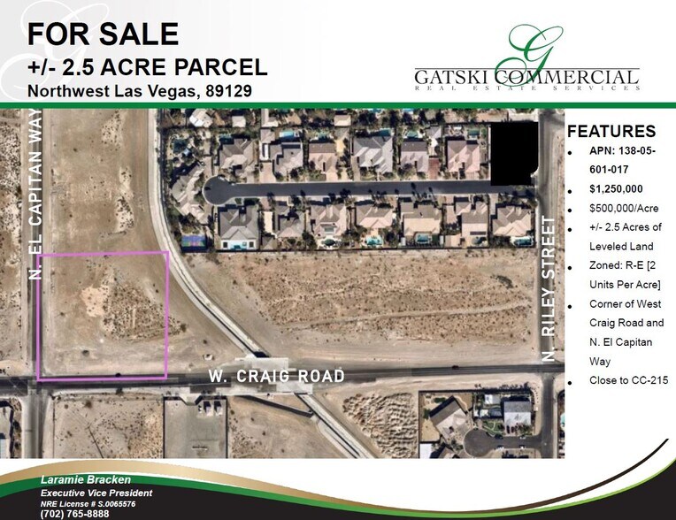 Primary Photo Of W Craig & El Capitan, Las Vegas Land For Sale