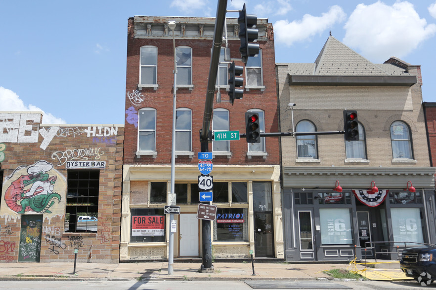 Primary Photo Of 754 S 4th St, Saint Louis Storefront Retail Residential For Sale