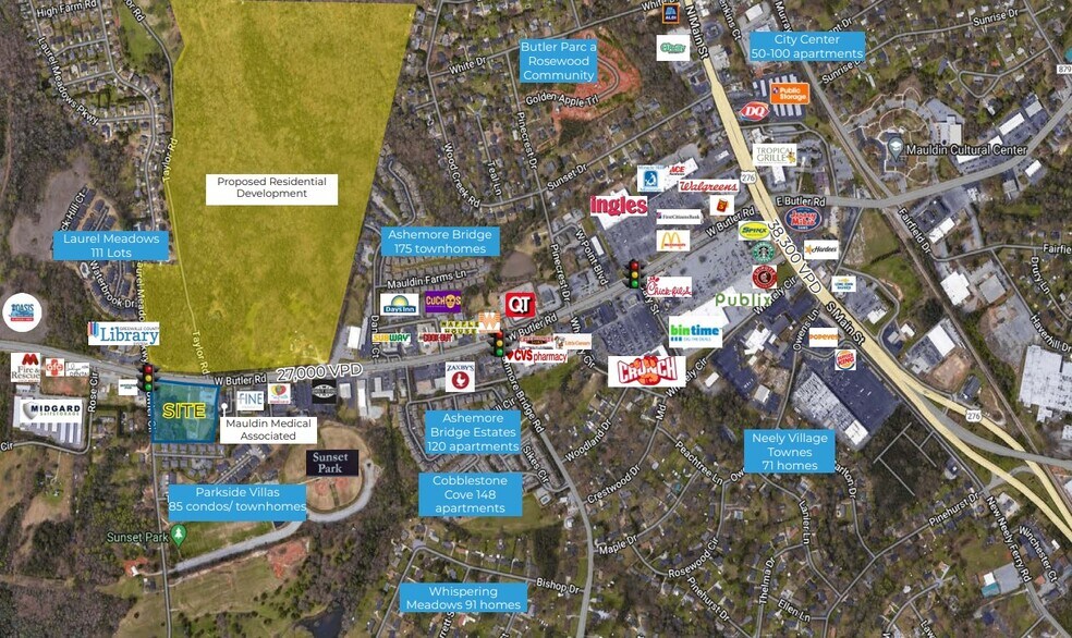 More Photos Of 699 W Butler Road, Greenville Freestanding For Lease