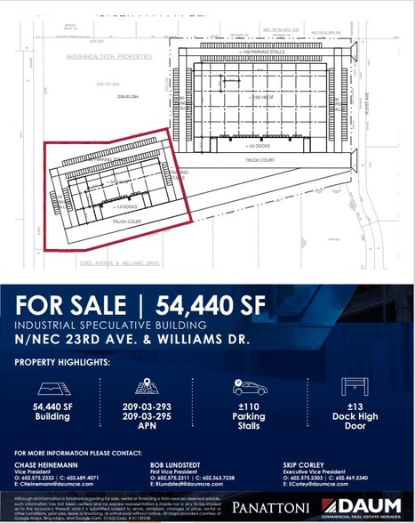 Primary Photo Of NEC 23rd Ave & Williams Dr, Phoenix Industrial For Sale