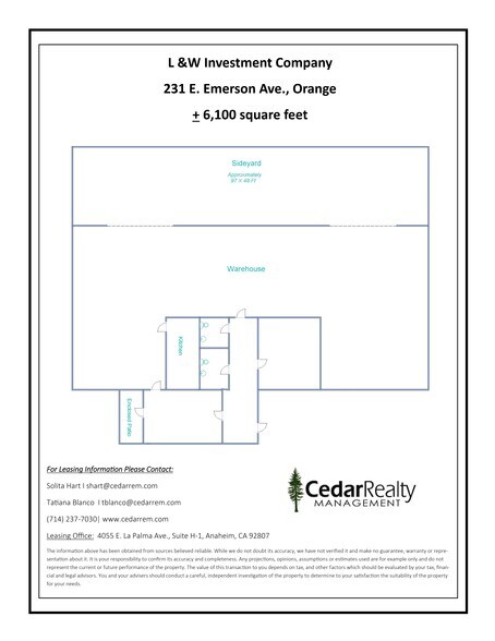 More Photos Of 231 E Emerson Ave, Orange Manufacturing For Lease