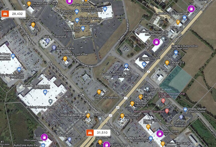 More Photos Of Hwy 11 & Hwy 64, Cleveland Land For Sale