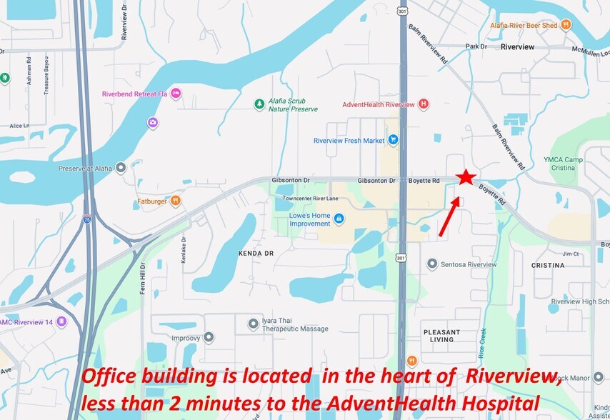 More Photos Of 9701 Sweetwell Pl, Riverview Office For Lease