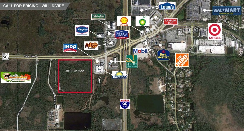 More Photos Of State Road 50 @ I-95, Titusville Land For Sale