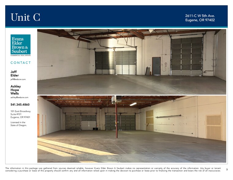 More Photos Of 2611 W 5th Ave, Eugene Warehouse For Lease