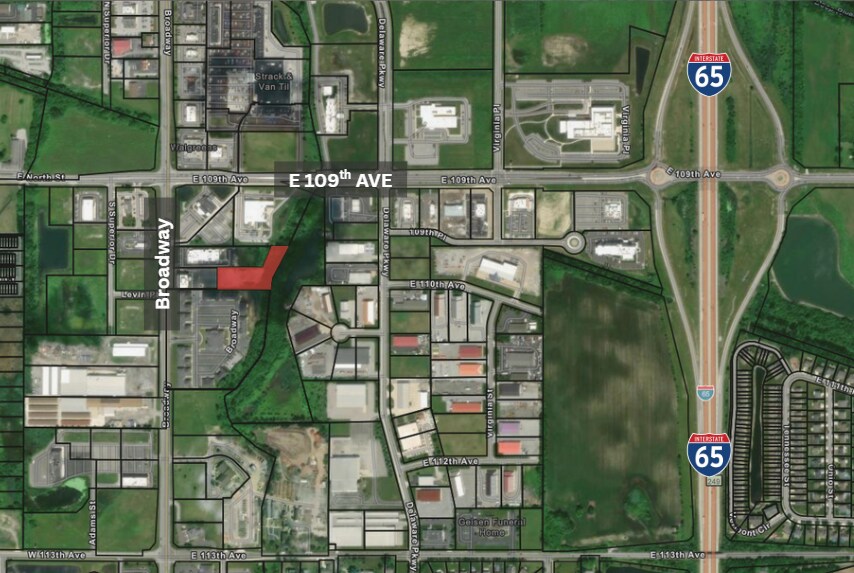 Primary Photo Of 11015 Broadway, Crown Point Land For Sale