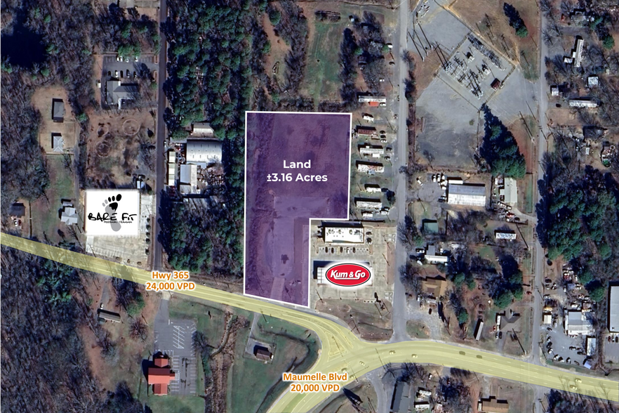 Primary Photo Of 21600 Highway 365, Maumelle Land For Sale