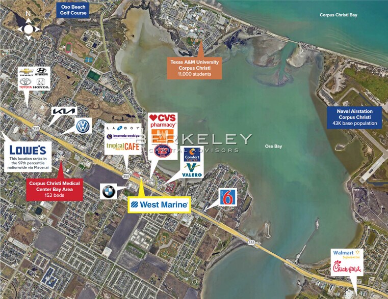 More Photos Of 7698 S Padre Island Dr, Corpus Christi Freestanding For Sale