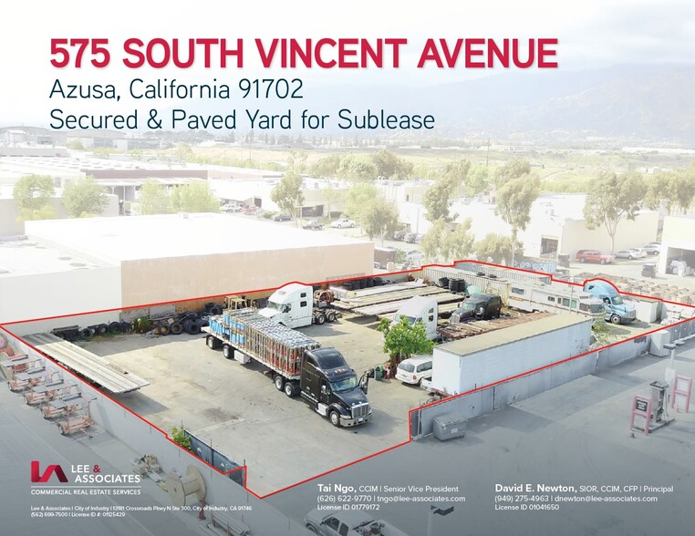 Primary Photo Of 575 S Vincent Ave, Azusa Land For Lease