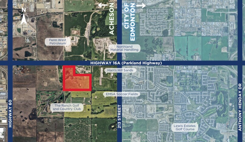 More Photos Of 24495 Hwy 16A, Parkland County Land For Sale