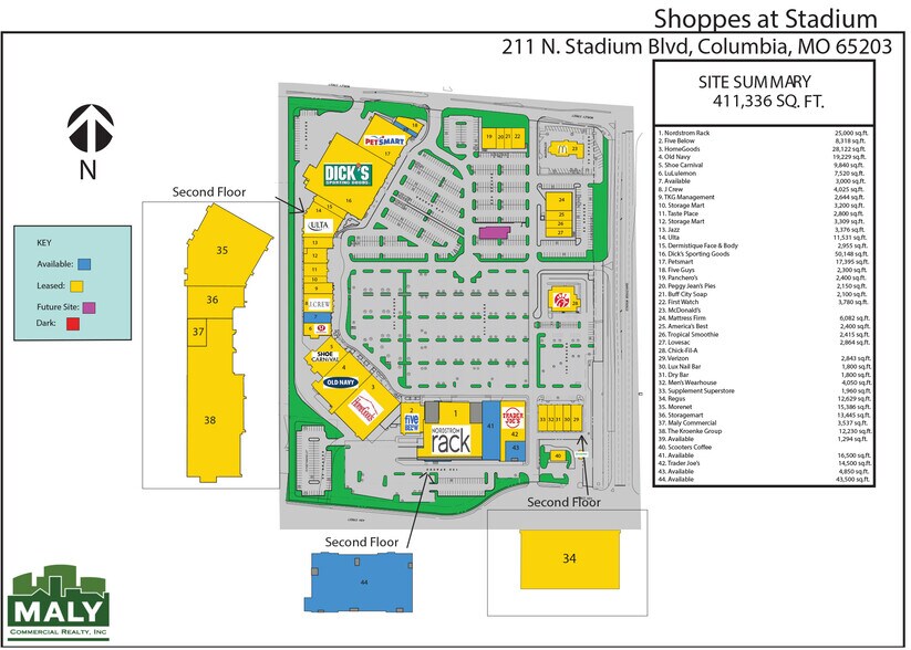 More Photos Of 215-227 N Stadium Blvd, Columbia Unknown For Lease