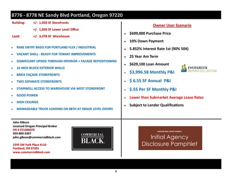 More Photos Of 8778 NE Sandy Blvd, Portland Freestanding For Sale