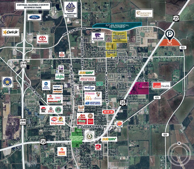 More Photos Of SH 35 & Hwy 523, Angleton Land For Sale