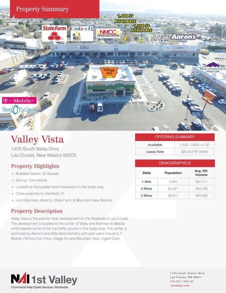 Primary Photo Of 1405 S Valley Dr, Las Cruces Freestanding For Lease