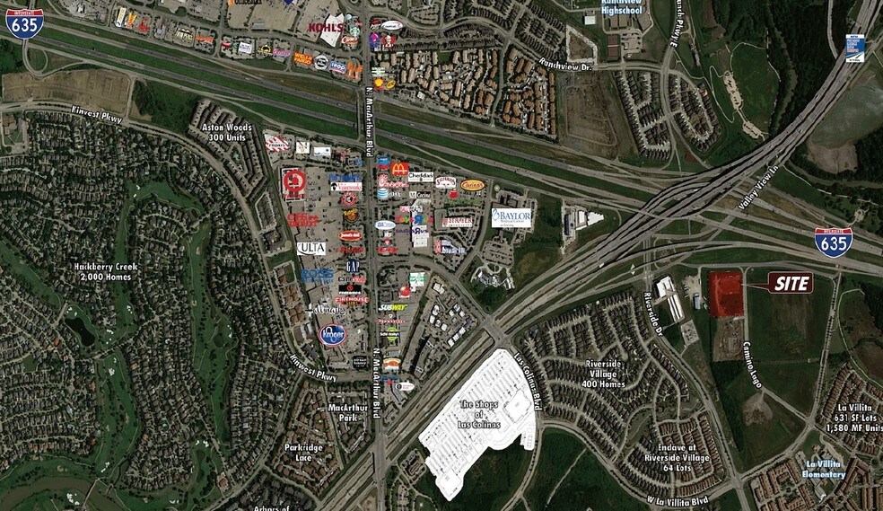 Primary Photo Of SWC I-635 & Camino Lago, Irving Land For Sale