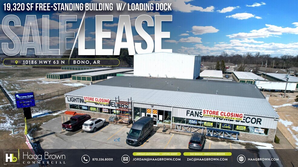 More Photos Of 10186 Highway 63 N, Bono Storefront Retail Office For Sale