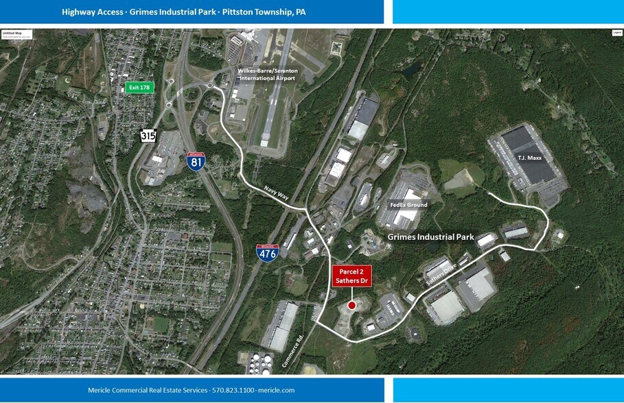 More Photos Of 500-598 Sathers Dr, Pittston Township Warehouse For Lease