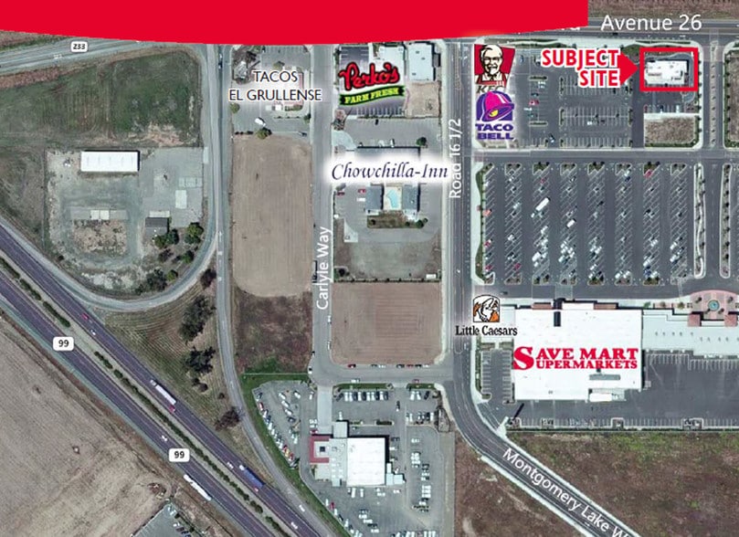 More Photos Of 1385 E Robertson Blvd, Chowchilla Fast Food For Lease