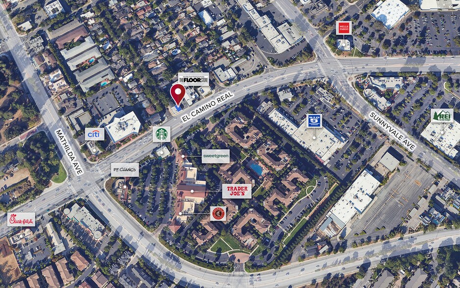 More Photos Of 275-295 W El Camino Real, Sunnyvale Storefront Retail Residential For Lease