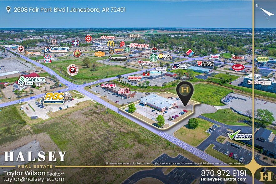 More Photos Of 2608 Fair Park Blvd, Jonesboro Office For Lease