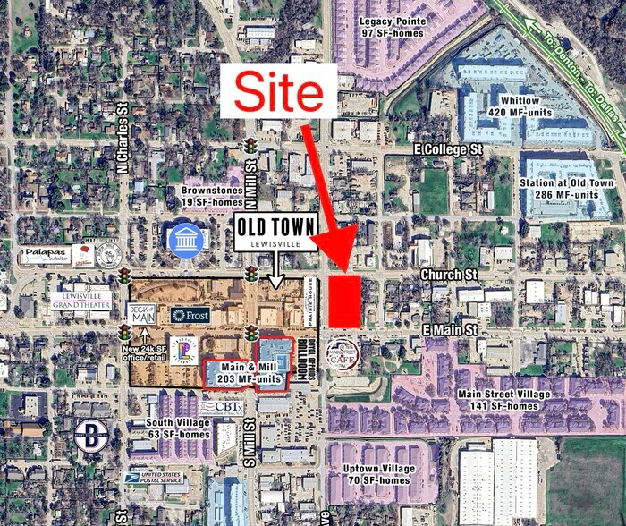 Primary Photo Of 208 E Church St, Lewisville Land For Sale