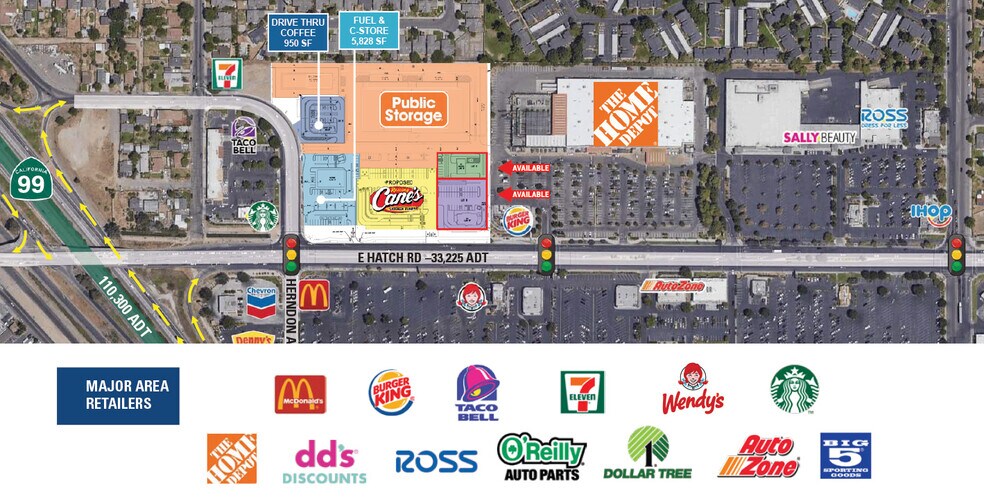 More Photos Of 1351 E Hatch Rd, Modesto General Retail For Sale