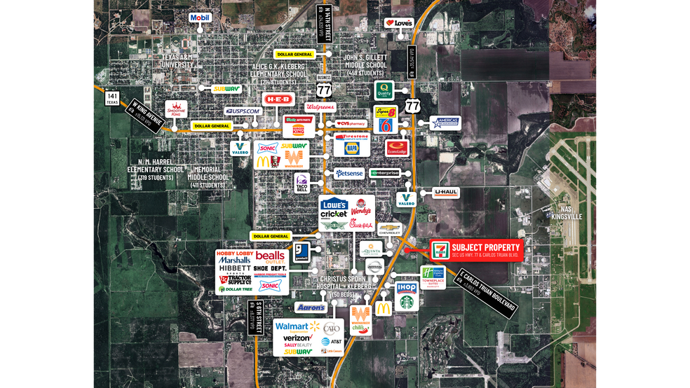 More Photos Of SEC US Hwy. 77 & Carlos Truan blvd, Kingsville Service Station For Sale