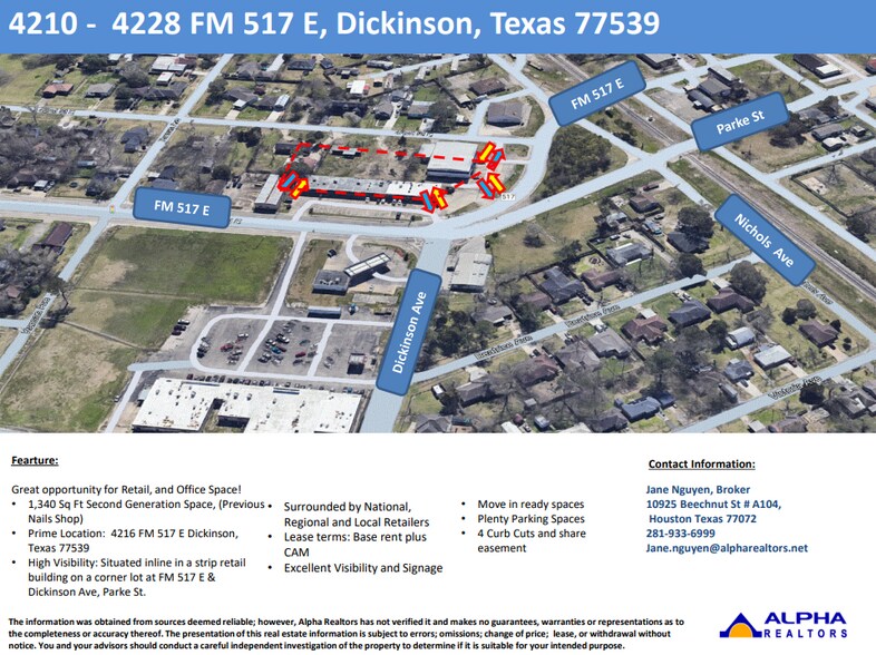 More Photos Of 4210-4228 Fm-517, Dickinson Unknown For Lease