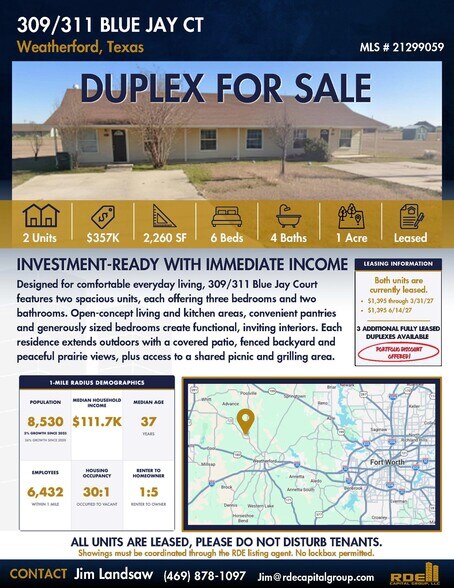 More Photos Of , Weatherford Multifamily For Sale