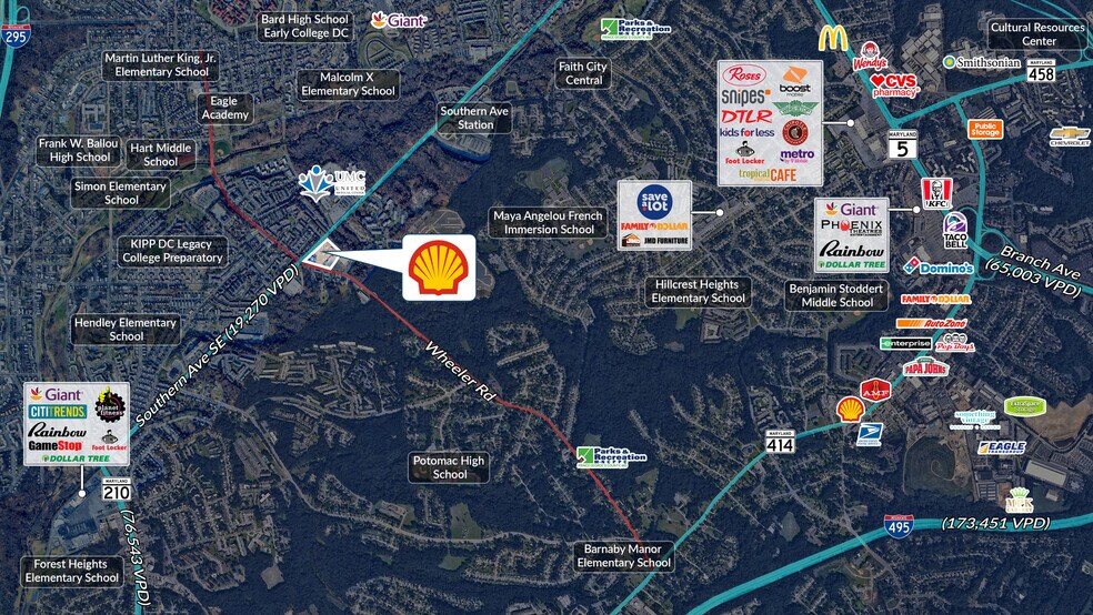 More Photos Of 4420 Wheeler Rd, Oxon Hill Service Station For Sale