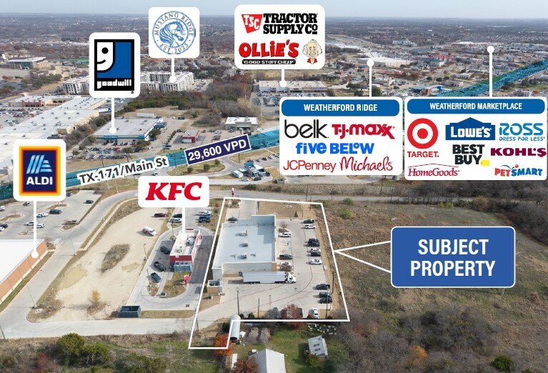 More Photos Of 106 Cleburne Ave, Weatherford Freestanding For Sale