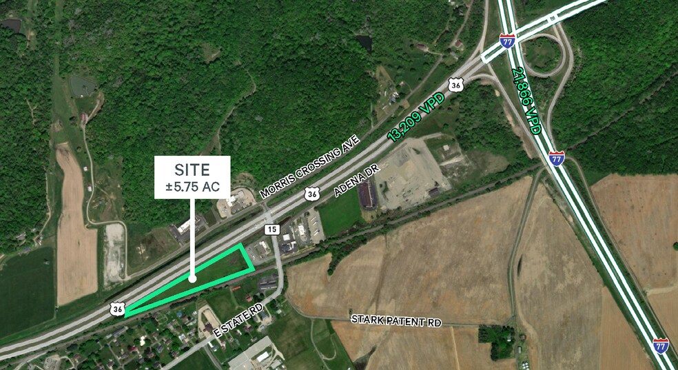 More Photos Of US Highway 36 & CR 15, Newcomerstown Land For Sale