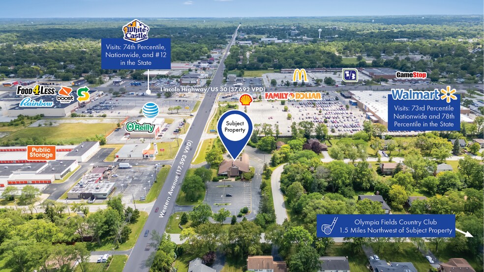More Photos Of 20900 S Western Ave, Olympia Fields Bank For Sale