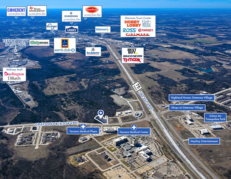 More Photos Of SEQ of US 75 & Grayson Drive, Sherman Land For Sale