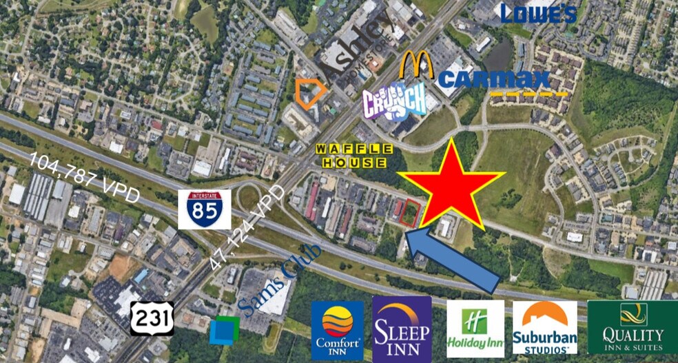 Primary Photo Of 5007 Carmichael Rd, Montgomery Land For Sale